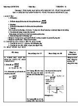 Giáo án Toán 12 - Bài 5 Khảo sát sự biến thiên và vẽ đồ thị hàm phân thức (tt)